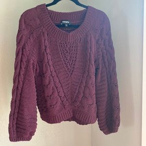 Cropped Express sweater